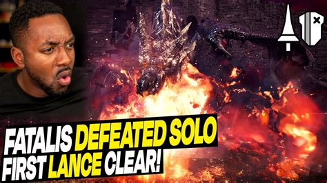 I Defeated Fatalis Solo With Lance After Days Of Learning The