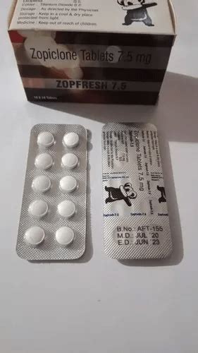 Zopiclone 7 5 Mg Ss Medex