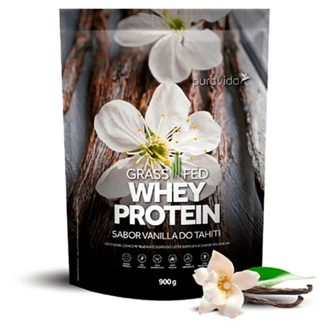 Whey Protein Vanilla Tahiti Pura Vida Grassfed 900g PanVel Farmácias