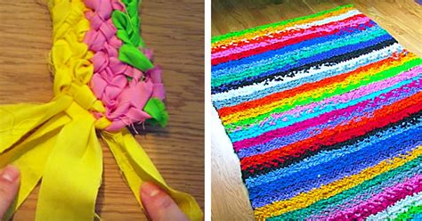 No Sew Braided Rag Rug Tutorial Two Birds Home