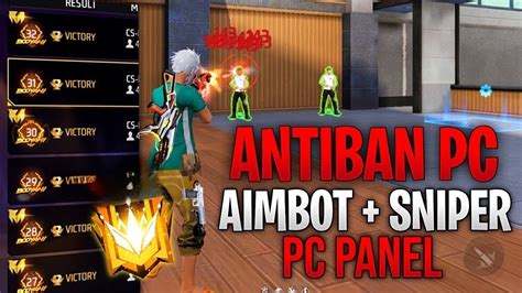 FREE PANEL AIMBOT FREE FIRE GRATIS 100 ANTIBAN PC PANEL