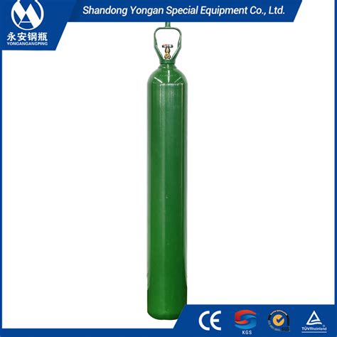 50L 200bar ISO Tped High Pressure Vessel Seamless Steel Oxygen With