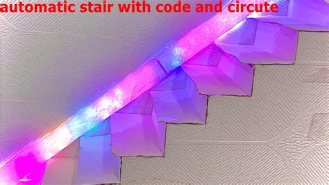 How To Make Automatic Stair Light With Rgb Strip Youtube