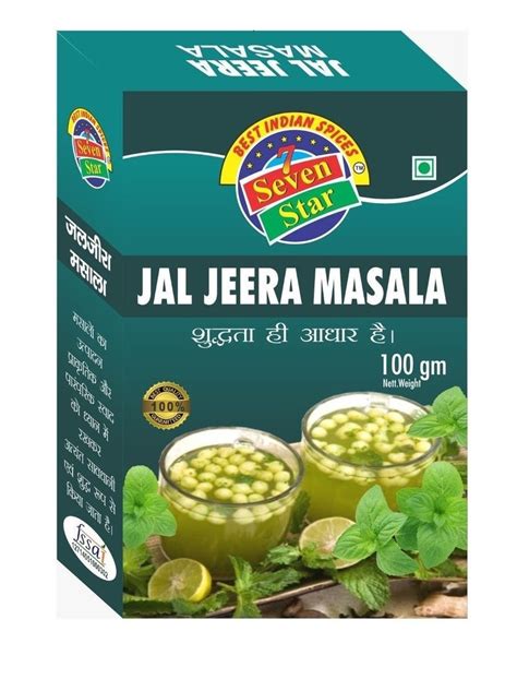 Seven Star Jaljeera Powder Packaging Size 100 G Packaging Type Box