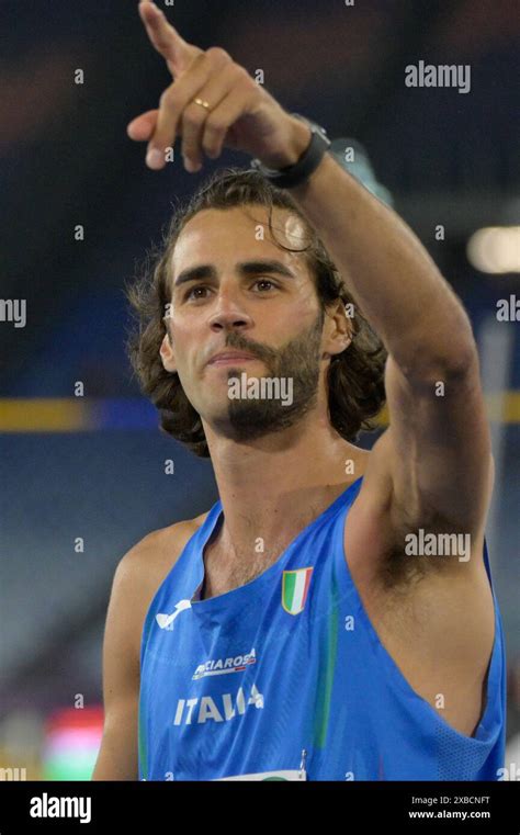 Roma Italia 11th June 2024 Italy S Gianmarco Tamberi Competes Final