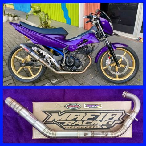 Header Neck Original Mafia Racing Exhaust Pnp Satria Fu Carburetor