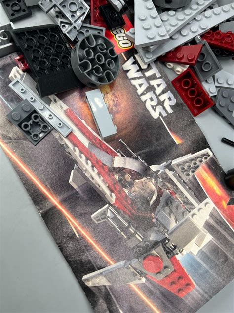 Collectible LEGO Star Wars V Wing Fighter Ship 6205 With Box