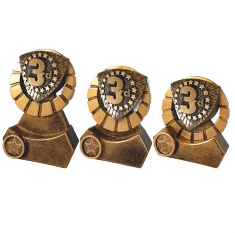 3rd Place Award Trophy Personalized Engraving Custom Insert Etsy
