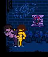 Post 5498322 Animated Deltarune Kris Dreemurr Sound Sprites Susie Zairah