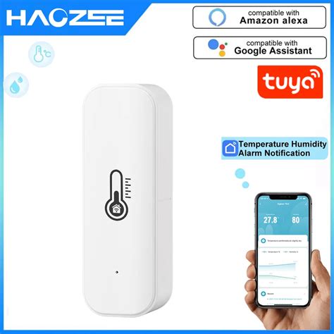 Tuya Smart Wifi Zigbee Temperatuur En Vochtigheid Sensor Indoor