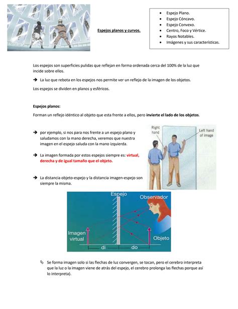 Solution Espejos Planos Y Curvos Studypool