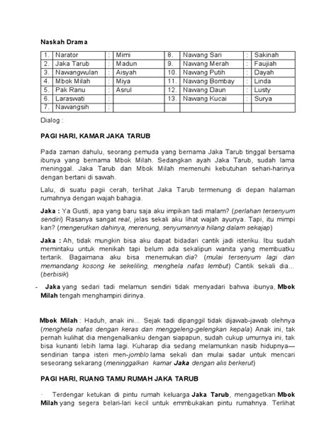 Jaka Tarub Pdf