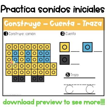 Pr Ctica De Sonidos Iniciales Beginning Sounds Spanish Back To School