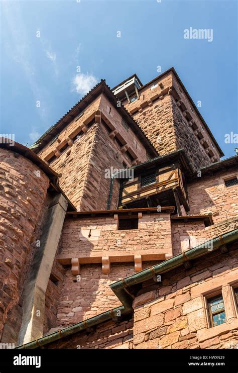 Tower Of Haut Koenigsbourg Castle In Alsace France Stock Photo Alamy