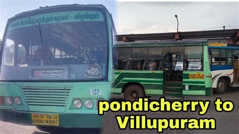 Pondicherry To Villupuram Bus Ride புதுச்சேரி To விழுப்புரம்