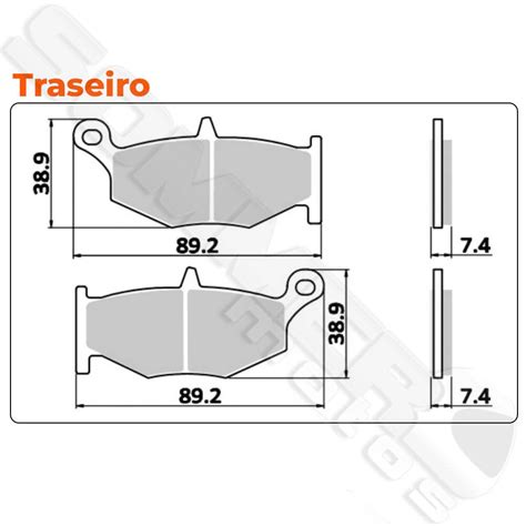 Jogo Pastilha Freio Dianteiro Traseiro Gsx R Intruder