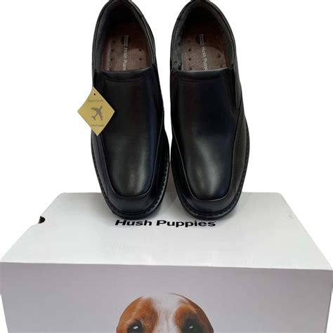 Hush Puppies Mens Slip On Shoes Size 12 Black S