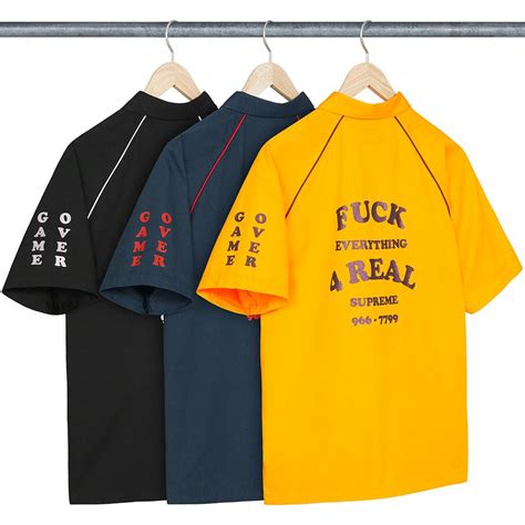 紐約范特西預購 SUPREME SS22 Fuck Everything S S Work Shirt 蝦皮購物