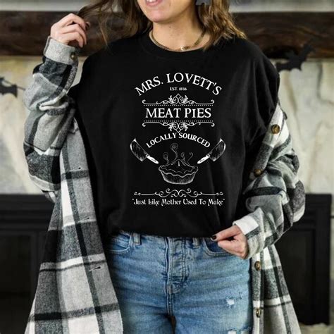 Mrs Lovetts Shirt Sweeney Todd Halloween Shirt Sweeney Todd Etsy