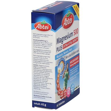 Abtei Magnesium Plus St Shop Apotheke