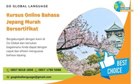 Kursus Online Bahasa Jepang Murah Bersertifikat Go Global Language