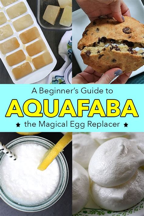 How To Use Aquafaba With Recipes Aquafaba Recipes Egg Replacer