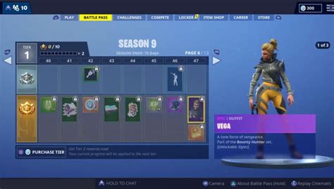 Fortnite Season 9 Battle Pass Skins And Styles Rox Vendetta Vega Bunker Jonesy And More