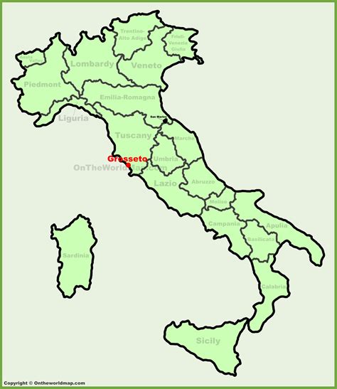 Grosseto Italy Map | Zip Code Map