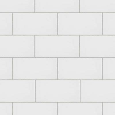 Merola Tile Prospect X Ceramic Subway Tile In White Size H