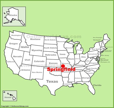 Printable Map Of Springfield Mo - Printable Maps