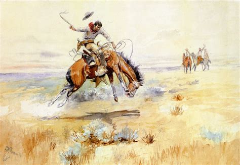 The Bronco Buster, 1894 - Charles M. Russell - WikiArt.org