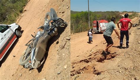 Agricultor Morre Em Acidente De Moto Na Estrada Que Liga A Cidade De