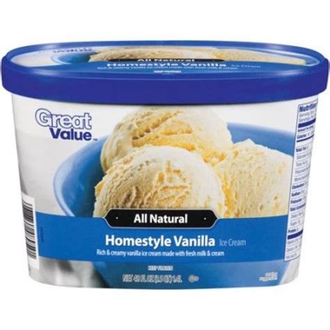 Great Value Homestyle Vanilla Ice Cream 48 Fl Oz Reviews 2021