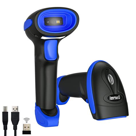 LENVII CW200 Bluetooth 2D Barcode Scanner Wired 2 4G Wireless Barcode