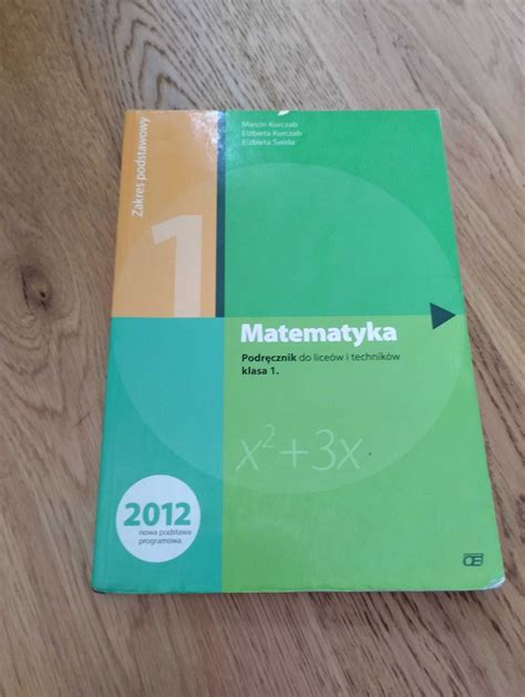 Podręcznik do matematyki Zakres Podstawowy klasa 1 Szczecin