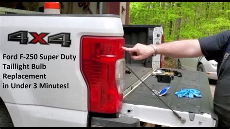 How To Replace Ford F 250 Tail Light Bulb In Under 3 Minutes 2017