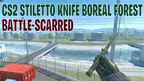 Stiletto Knife Boreal Forest Battle Scarred CS2 Skin Showcase 269