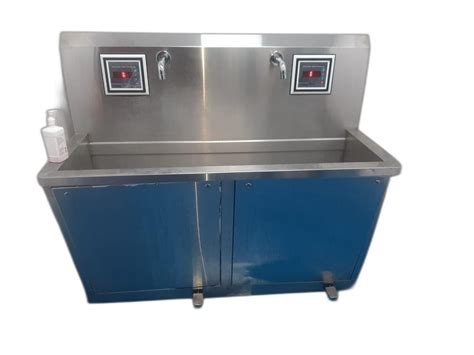 Stainless Steel Surgical Scrub Sink Station For Hospital Foot At