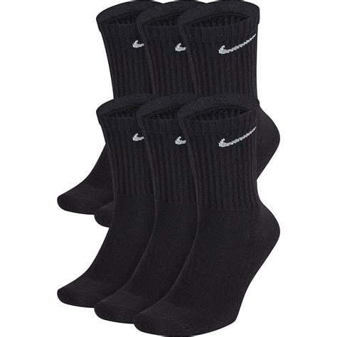 Nike Mens Dri Fit Everyday Cushion Crew Socks 6 Pack Academy