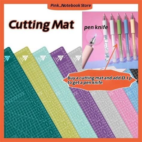 A1a2a3a4 A5 Cutting Mat Self Healing Pvc Pad Double Sided Diy