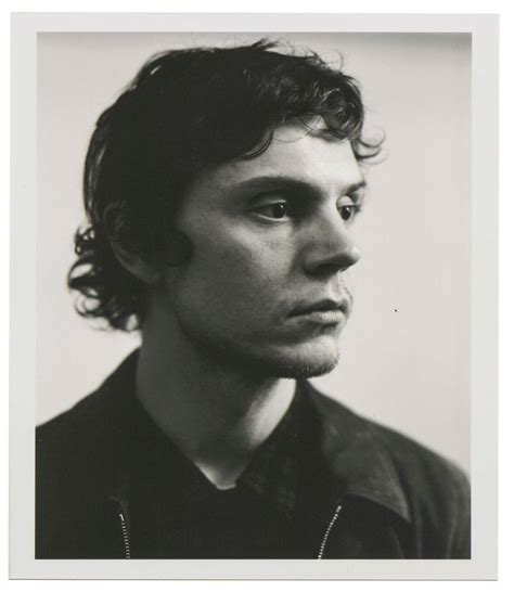 Evan Peters Rare Black And White Aesthetic Photoshoot Beautiful Person