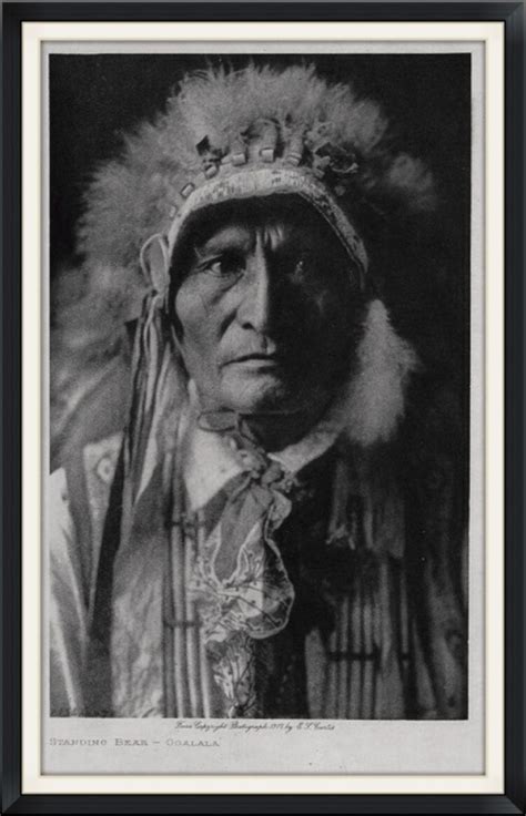 Standing Bear Oglala Sioux Historia De Los Nativos Americanos