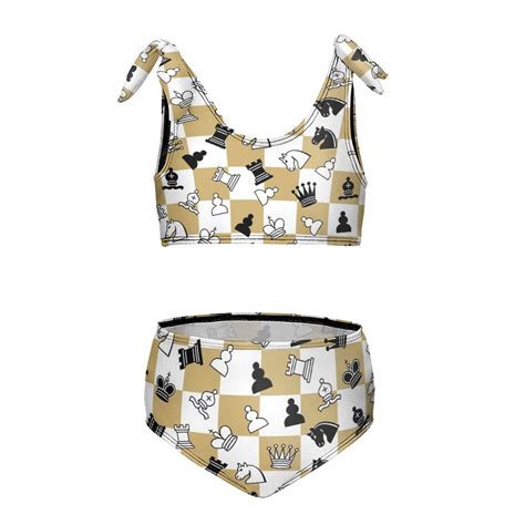 Chess Girl S Piece Bikini Set Beach Sport Swimsuit Swimwear Y Cm Walmart