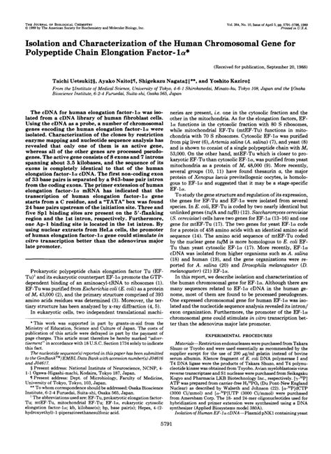 PDF Isolation And Characterization Of The Human Chromosomal Gene For