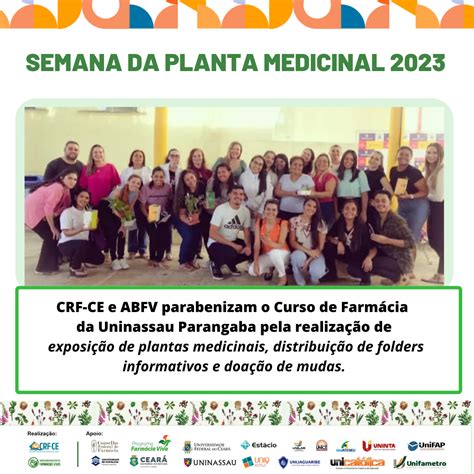 O Crf Ce E A Abfv Parabenizam O Curso De Farm Cia Da Uninassau