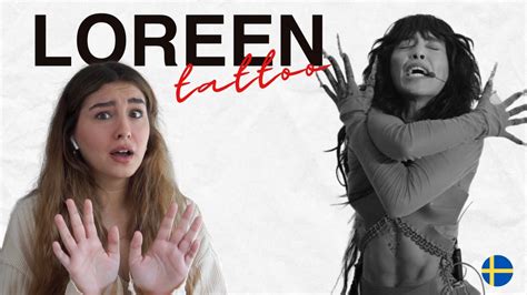 Loreen Tattoo Melodifestivalen 2023 🇸🇪 Reaction Isluciaferrero