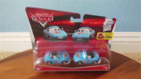 Mattel Disney Pixar Cars Dinoco Mia And Tia Review Youtube