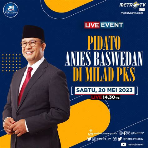 Metro Tv On Twitter Anies Baswedan Aniesbaswedan Akan Menyampaikan