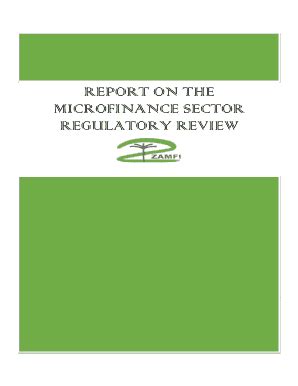 Fillable Online MICROFINANCE SECTOR Fax Email Print PdfFiller