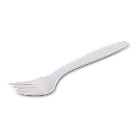 7inch Disposable Biodegradable Cornstarch Fork Cutlery Set China